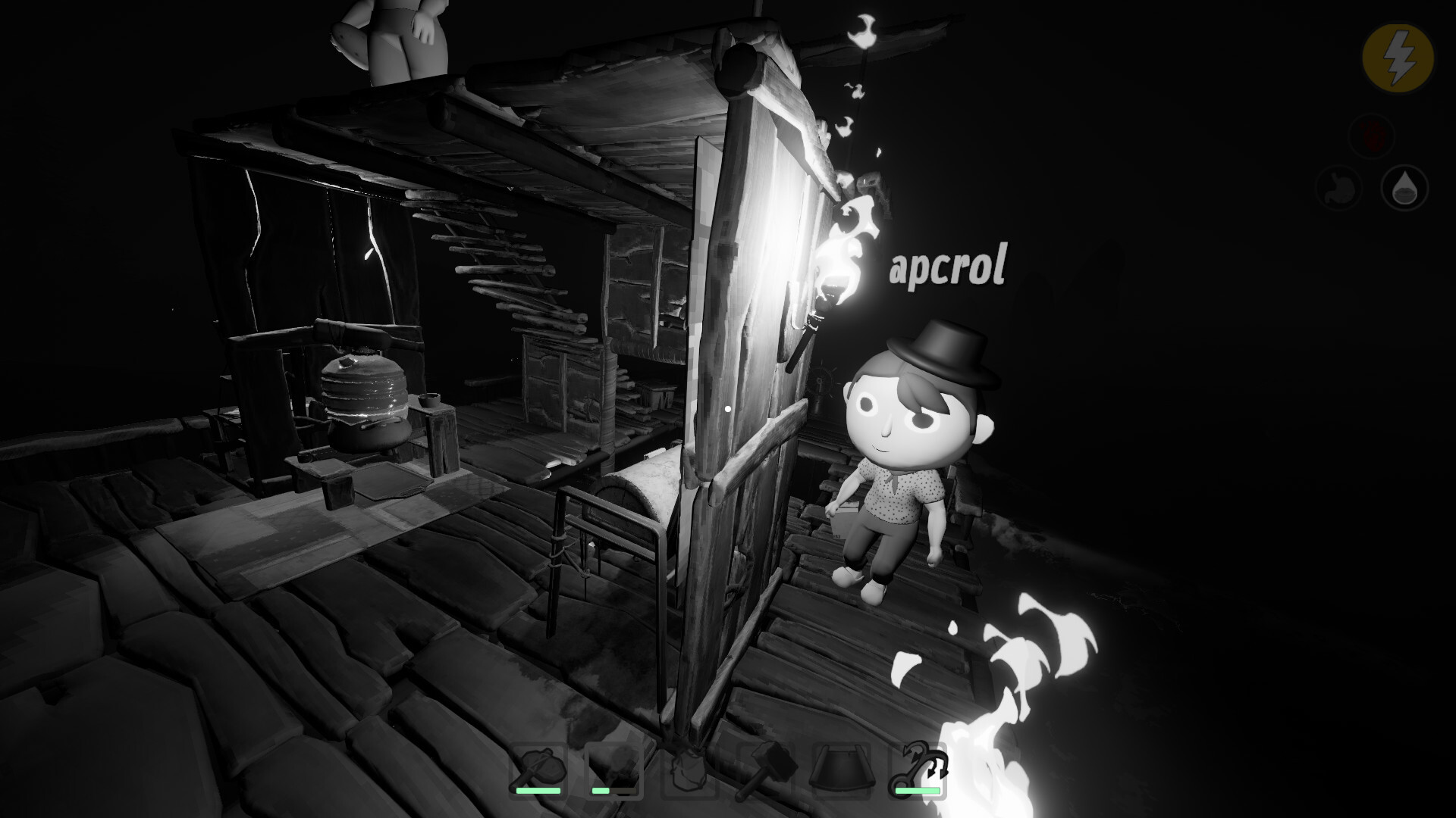 Survival adventure on the water
